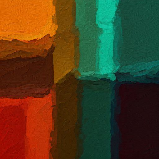 Abstract painted texture separator