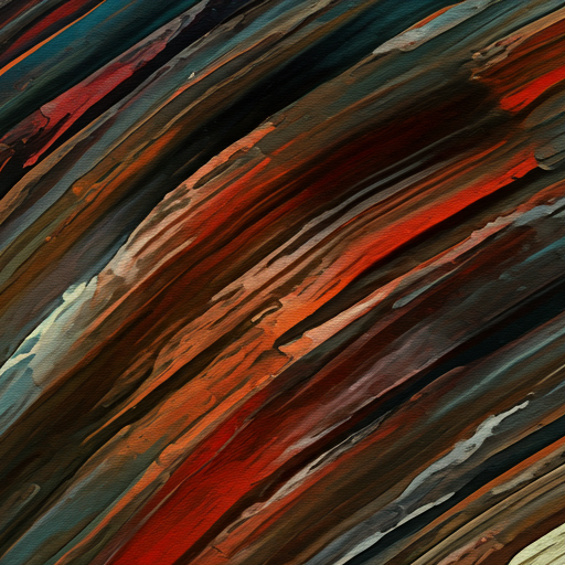Abstract painted texture separator