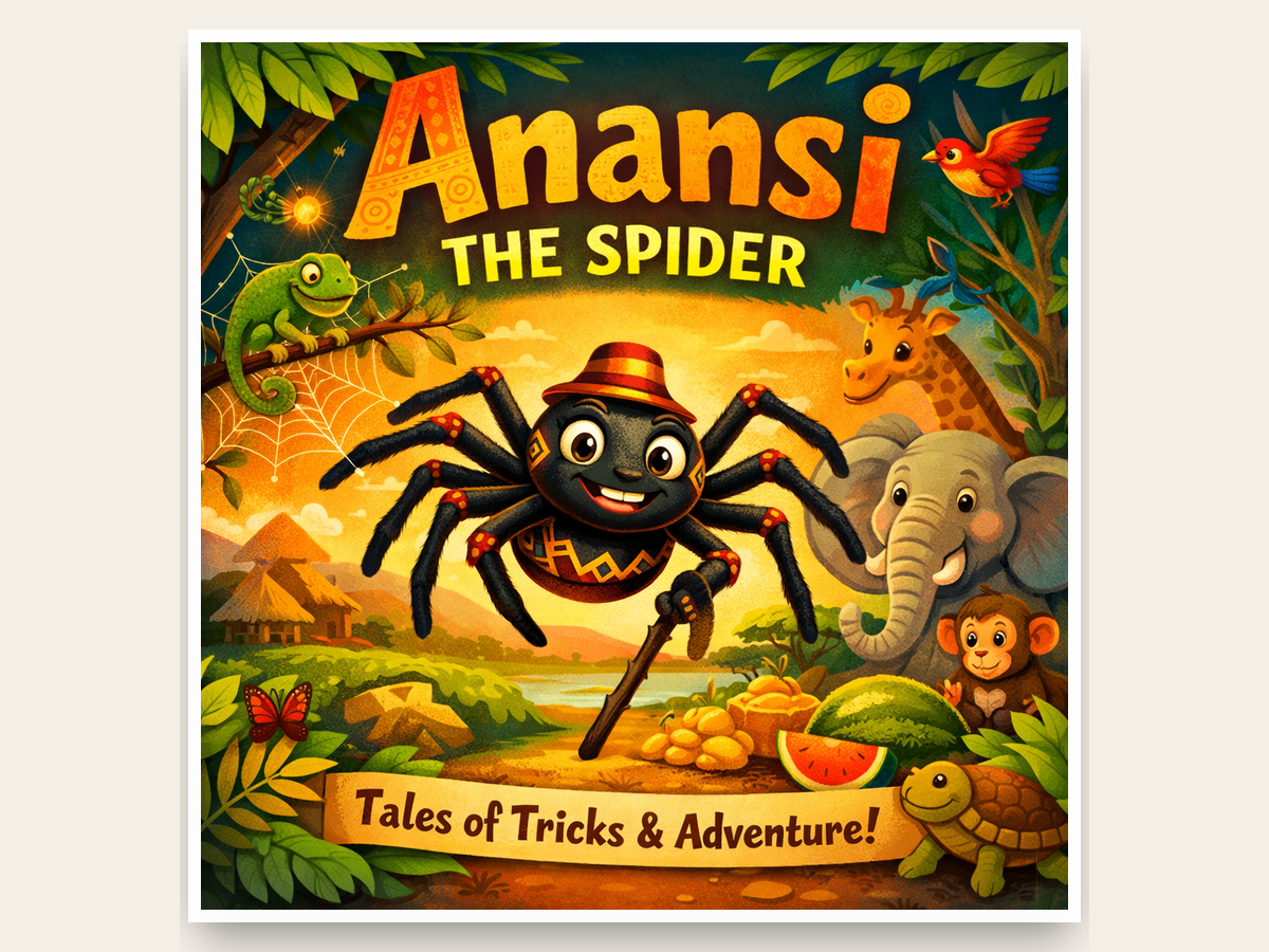 Anansi the Spider Illustration